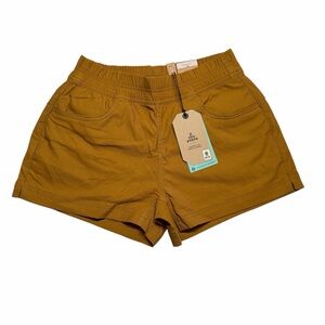 Prana Halle E-Waist Shorts Womens Size 2, 3" Inseam Bronze Outdoors Hiking NEW